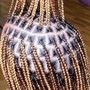 Two strand Twist, shoulder length, with extension