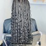 Braids with beads/ natural hair