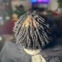 Loc Maintenance (Retwist via Backcomb/Palm Roll method)