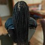 Medium knotless Braids