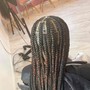 Knotless braids (medium)