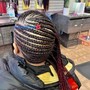 Box Braids pass mid back