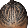 Straight Back or Braid Down Base for Wigs ~ Natural Hair (BRAIDS ONLY)