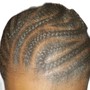 Man-Bun or Undercut - Men Women or Kids Braids - Natural Hair