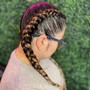 2 Large Feed-In Braids