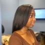 Silk Wrap on Relaxed Hair Only