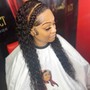 Bleaching knot and customize (pluck) same day of install