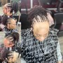 Crochet loc maintenance/ half head