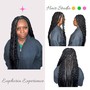 Small French Curl Knotless Box Braids