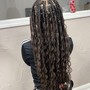 Large Bohemian Knotless Braids