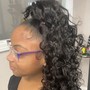 Half Up Half Down QuickWeave