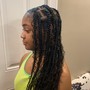 Large Bohemian Knotless Braids