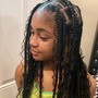 Large Bohemian Knotless Braids