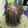 Retwist under 100 locs