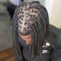 Small Individual Braids over Locs