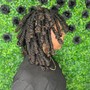 Loc Retwist& style mid back