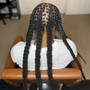 Small Senegalese Twist (Waist Length)