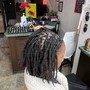 Under wig Braid down