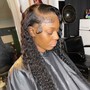 Sleek ponytail wit frontal