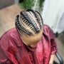 Cornrows no extension added