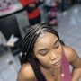 Frontal human wig install