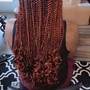 Knotless braids medium singles