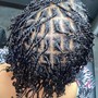 Invisible locs/natural hair