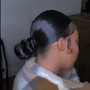 Slicked Ponytail