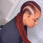 2 Feed In Braids