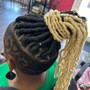 Large Soft Locs mid Back