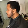 Mens Cut + Beard + Beard Coloring ( Black )