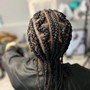 Feed In Cornrows (More than 10 braids)