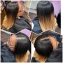 Offering a full basic traditional sew-in with a closure, styled either straight or with curls. USE VAGARO ONLY. https://www.vagaro.com/eminenthairsalon1