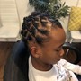 Kids natural two strand twist w/o wash