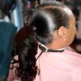 Relaxed Hair Sleek Ponytail/Updo