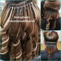 Updo/ own hair