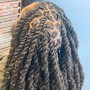 Goddess large  knotless Braids