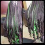 Kids friendly knotless/box braids/ Midback