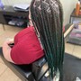 Small Feed in braids