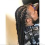 Loc retwist and simple style