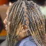 Small Knotless Senegalese Twist