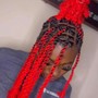 Med knotless Braids