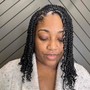 Crochet and braids (single strand curls