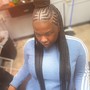 Large Knotless Box Braids