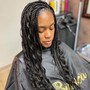 Large Knotless Box Braids