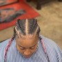 Straight back(4-6 braids)