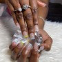 Gel Designs on the Natural Nails