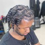 Men Braids/Twist with Extensions