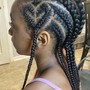 Kid's Classic Cornrows (No Individuals)