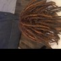 Immediate permanent Locs with natural hair